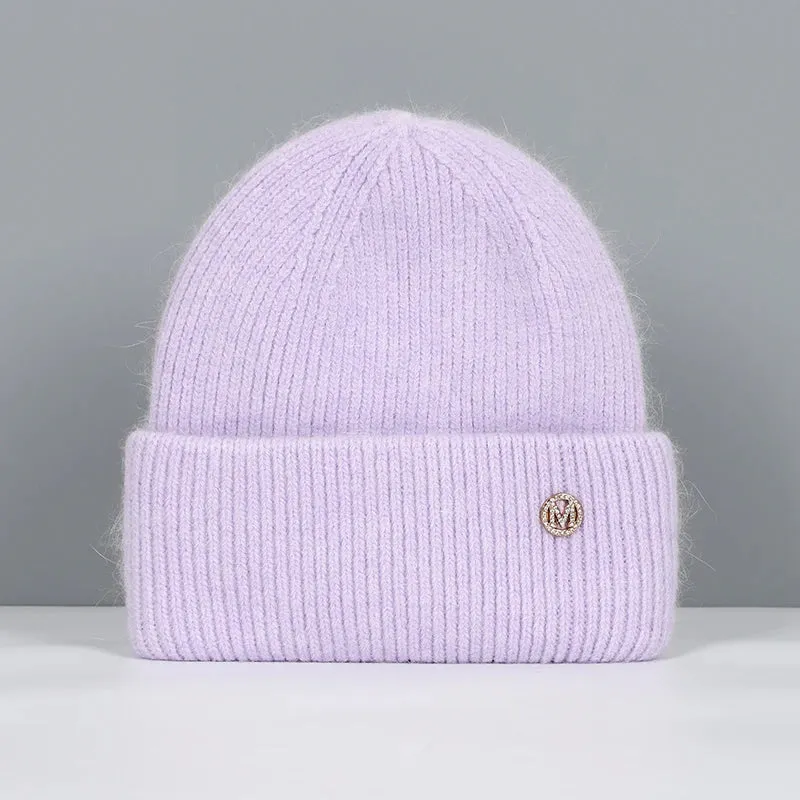 Women's Winter Beanie - Real Rabbit Fur Warm Hat