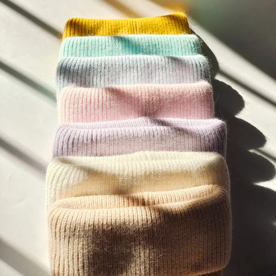 Women's Winter Beanie - Real Rabbit Fur Warm Hat