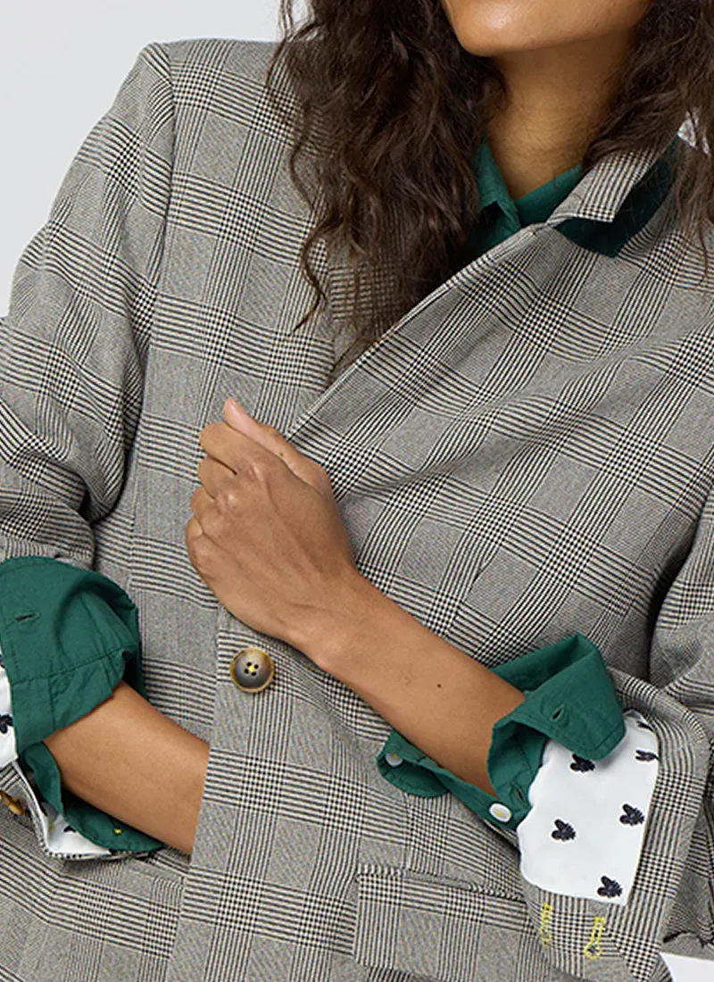 Workday Plaid Blazer