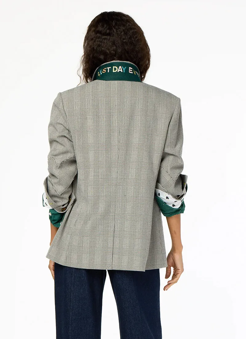 Workday Plaid Blazer