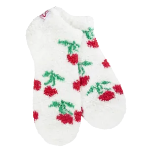 Worlds Softest Socks Cozy Low Cherries 75122